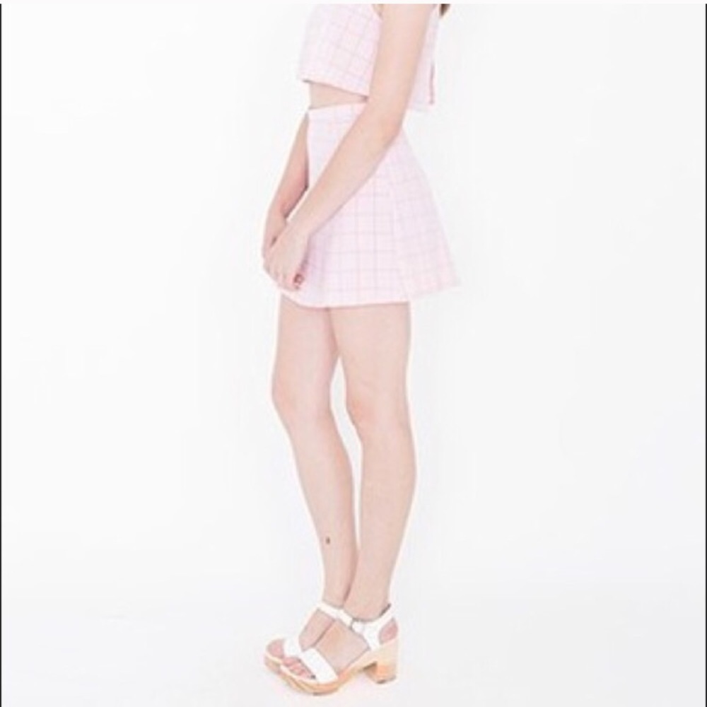 American apparel white wooden heels ☁️💞